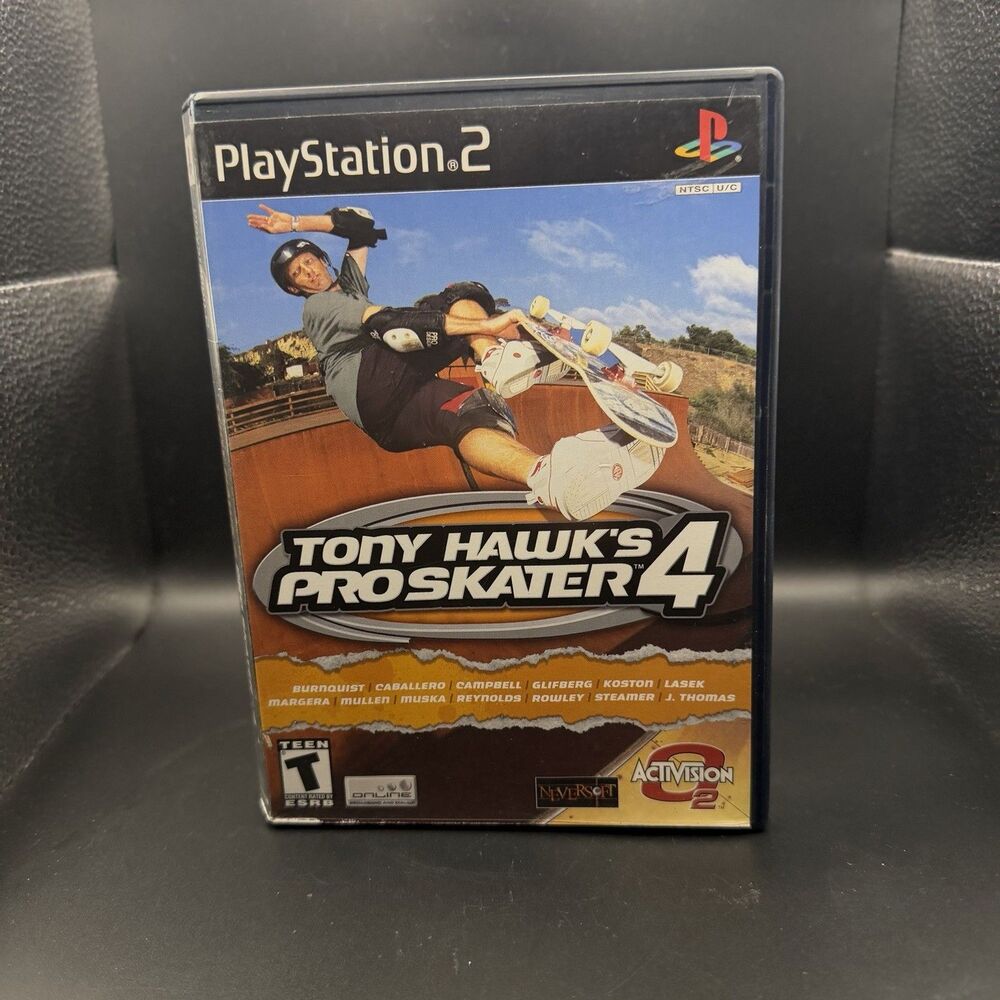 Tony Hawk's Pro Skater 4 - PlayStation 2 (PS2) Complete With Manual